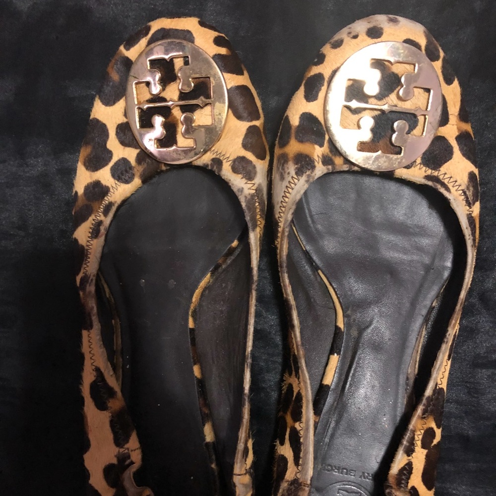 Leopard Tory Burch Reva Flats 40